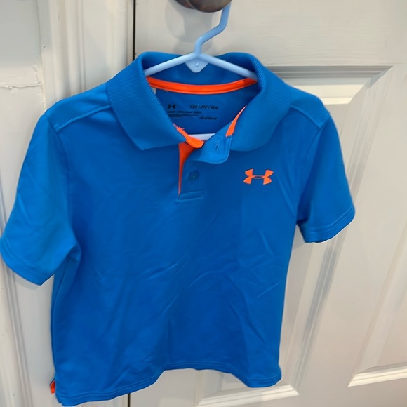 Under armor polo loose style size, YXS great condition - Picture 4 of 5
